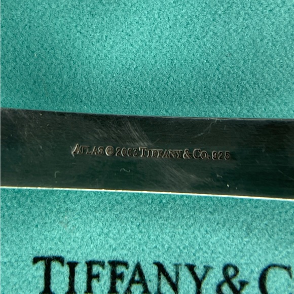 TIFFANY &Co. ATLAS Roman Numeral Bracelet Sterling Silver 925 7.25" - Picture 7 of 7